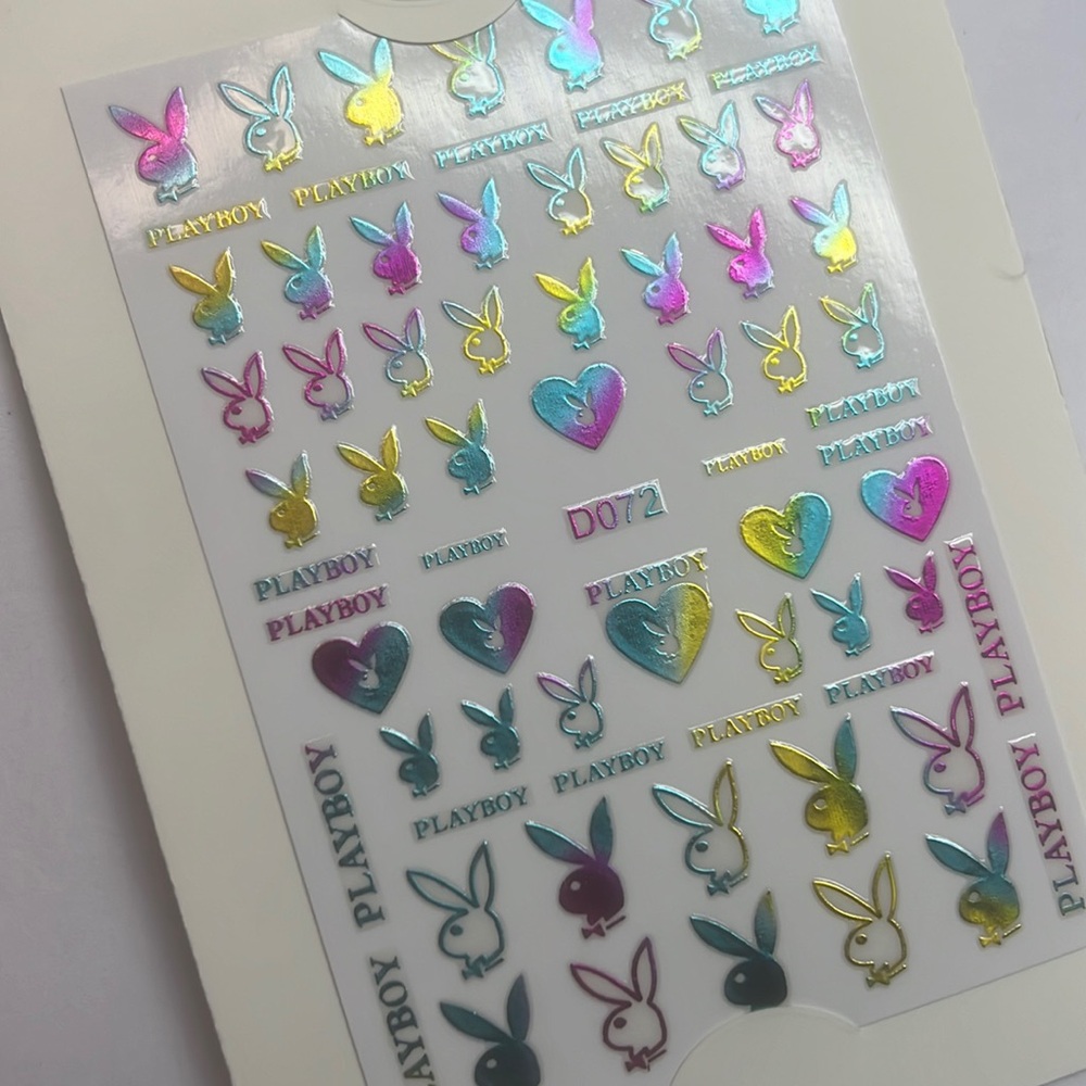 PLAYBOY BUNNY NAIL STICKER
